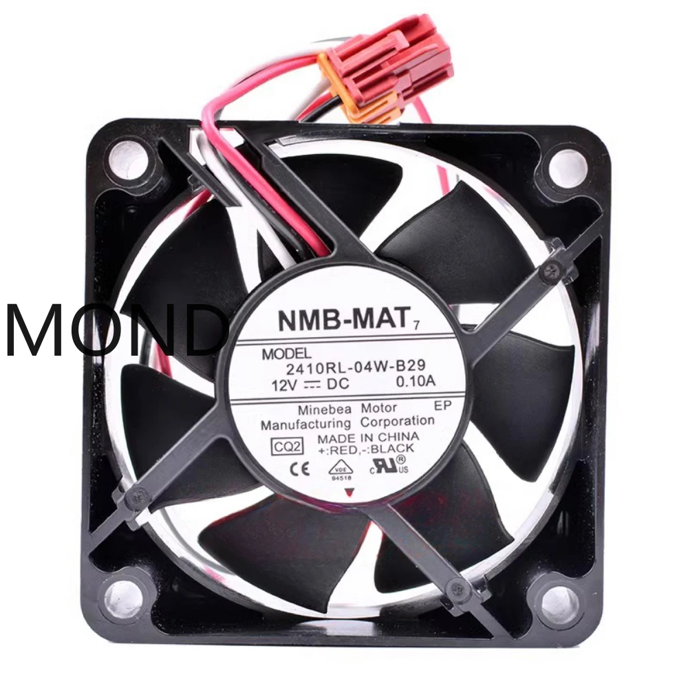 2410EL-04W-B29 NMB NMB-MAT Server Fan for Panasonic Drum Washing Machine Radiator Inverter Cooling Fan DC12V 6025 6CM 0.10A