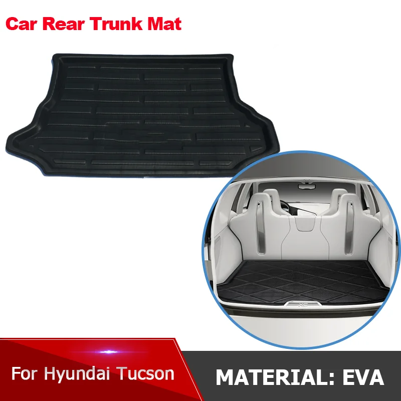 

for Hyundai Tucson 2007~2010 2008 2009 EVA Car Rear Trunk Mat Waterproof Protective Liner Trunk Tray Floor Mat Car Accessories