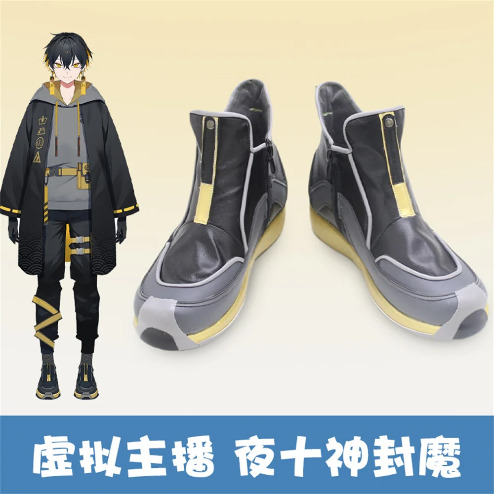 

Virtual YouTuber Vtuber holostars UPROAR Yatogami Fuma Cosplay Shoes Boots Game Anime Halloween Christmas RainbowCos0 W2845