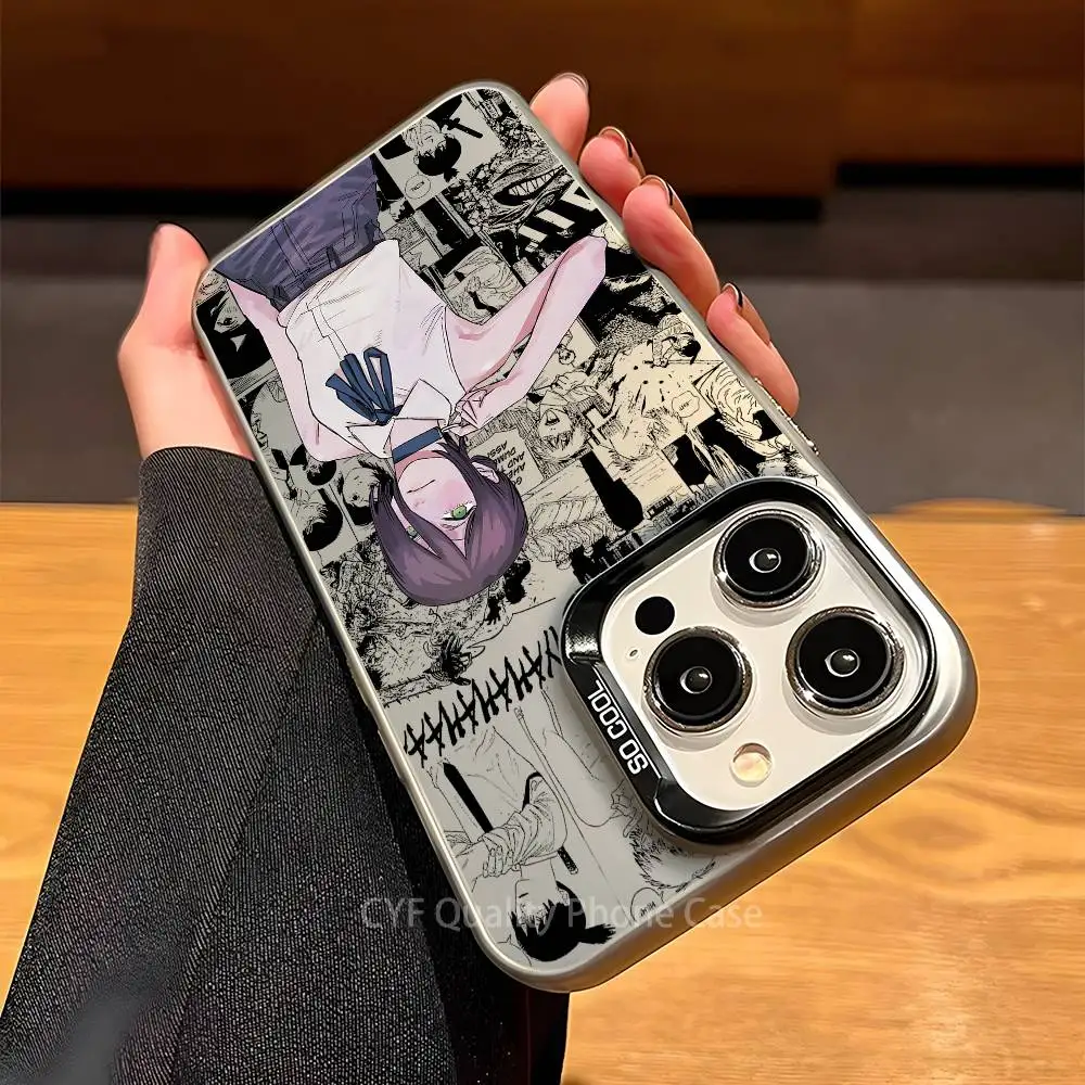 Cool Anime R-RezeS Phone Case For Apple 11 12 13 14 15 16Pro Max Plus Protect Plating
