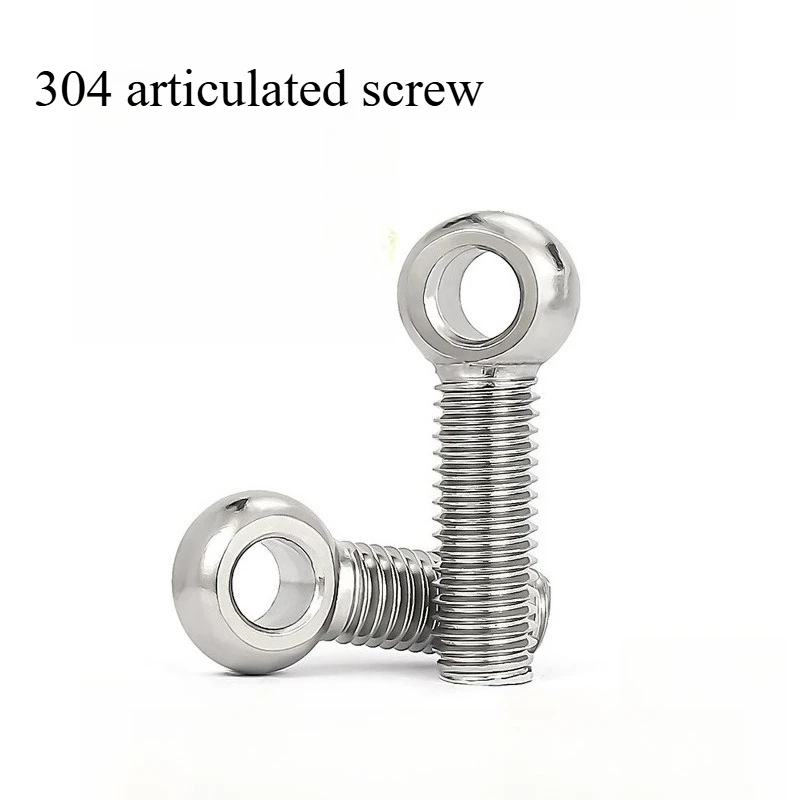304 stainless steel articulated joint screw lifting ring fisheye screw hole bolt