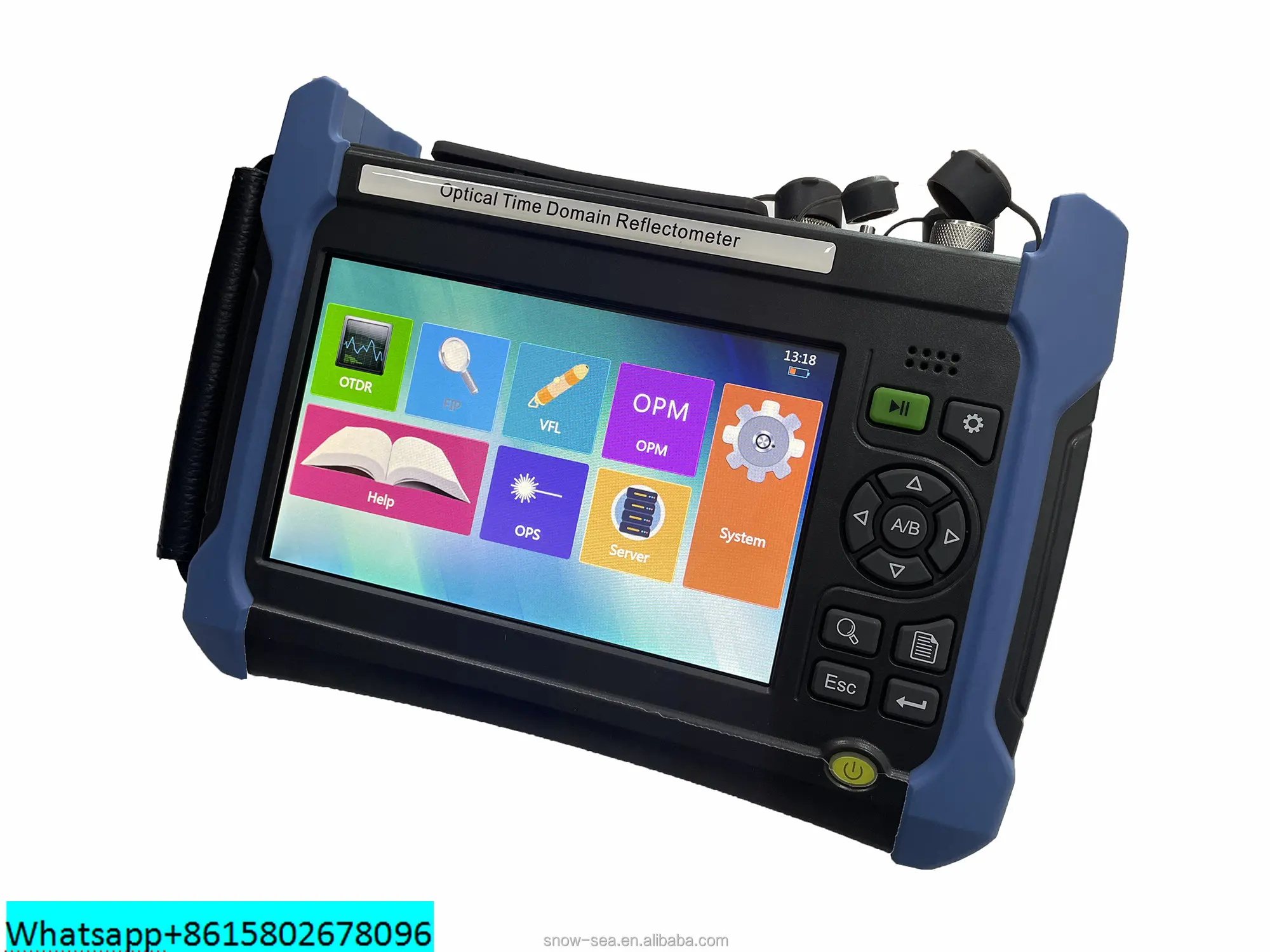 

1310/1550/1625nm PON OTDR with 37/36/37dB Dynamic Range and Touch Screen