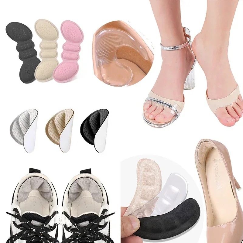 Foot Back Pain Relief Patch Women Shoes Toe Front Filler Cushion Pad Pain Relief Anti-heel Heel Liner Stickers Heel Sticker