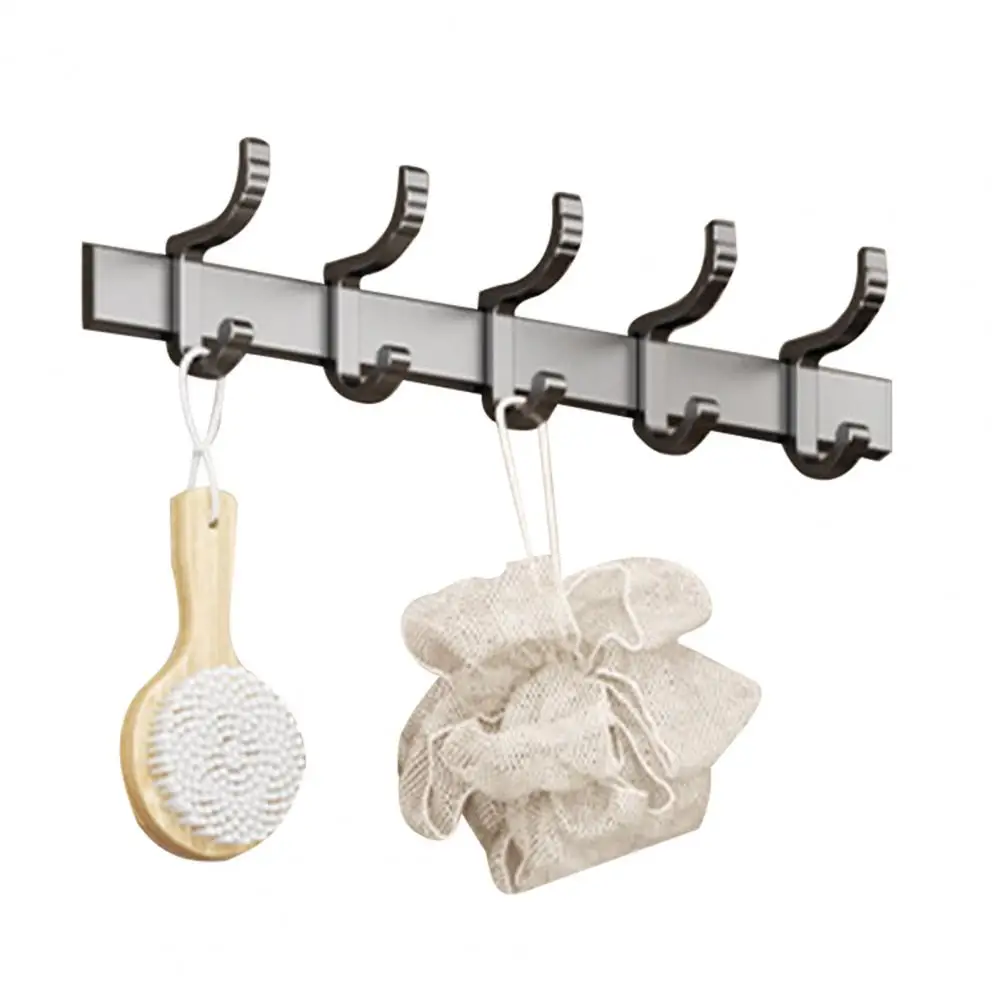 Wall Hook Versatile Foldable Hanging Row Hooks Storage Rack Strong Load-bearing Coat Hanger Organizer for Easy for Maximum