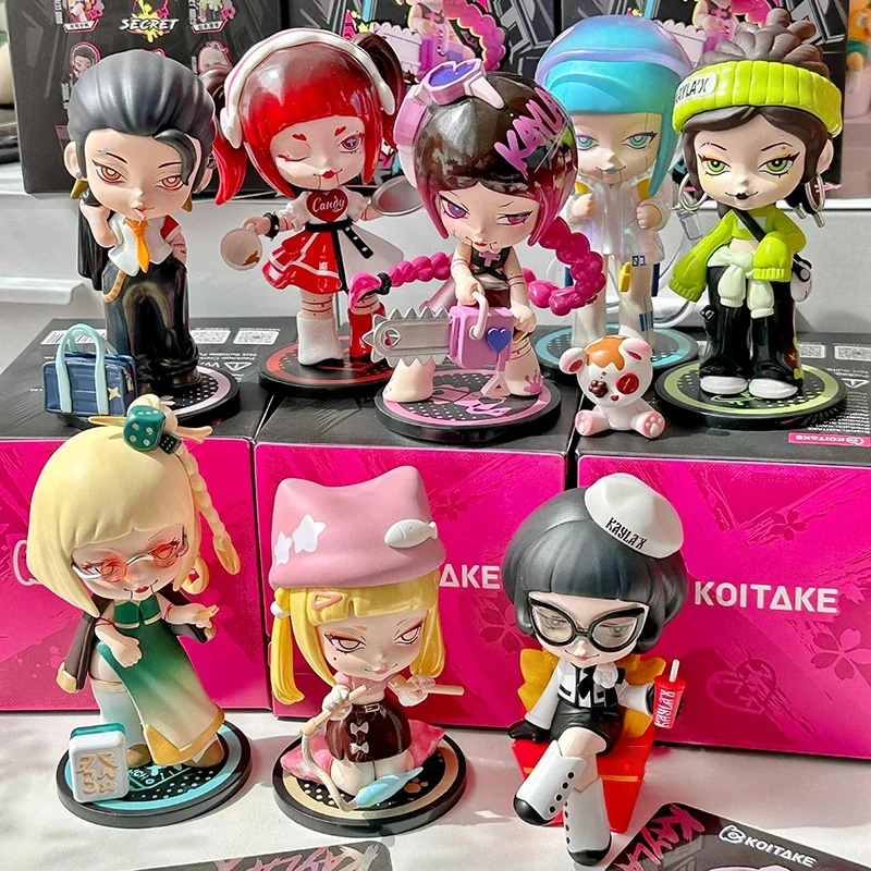 Kayla X Fashion Block Series Blind Box Toys Modern Personality Number One Player Action Figure Doll Mystery Box Surprise Gifts