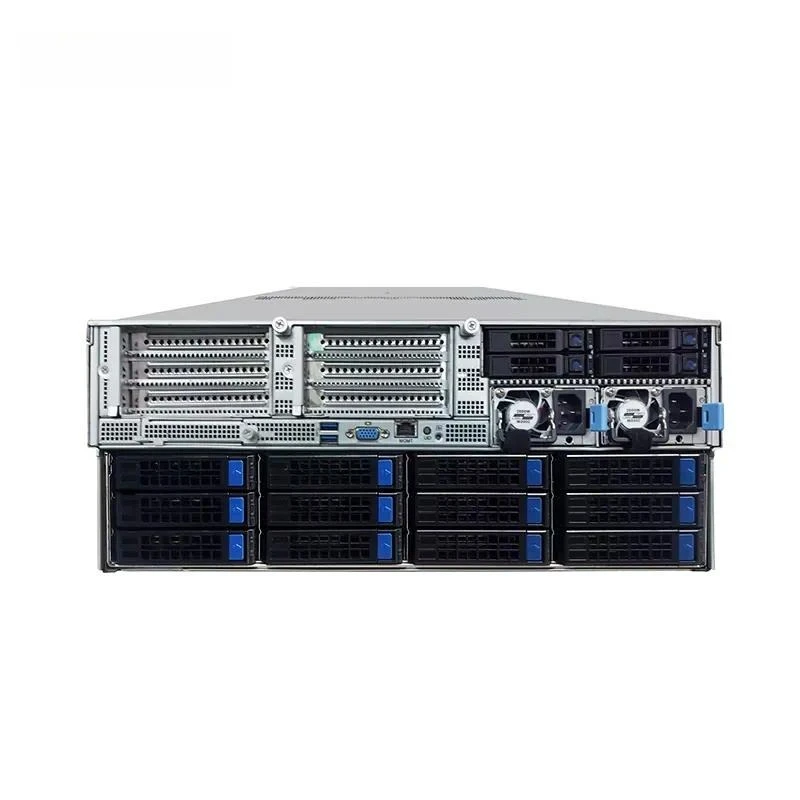for MIwin 4U Rackmount Server Dual 4th 5th Gen CPU 36 Bay 3.5 Inch NVMe SAS Storage 6 PCIe 5.0 x16 Slots 32 DDR5