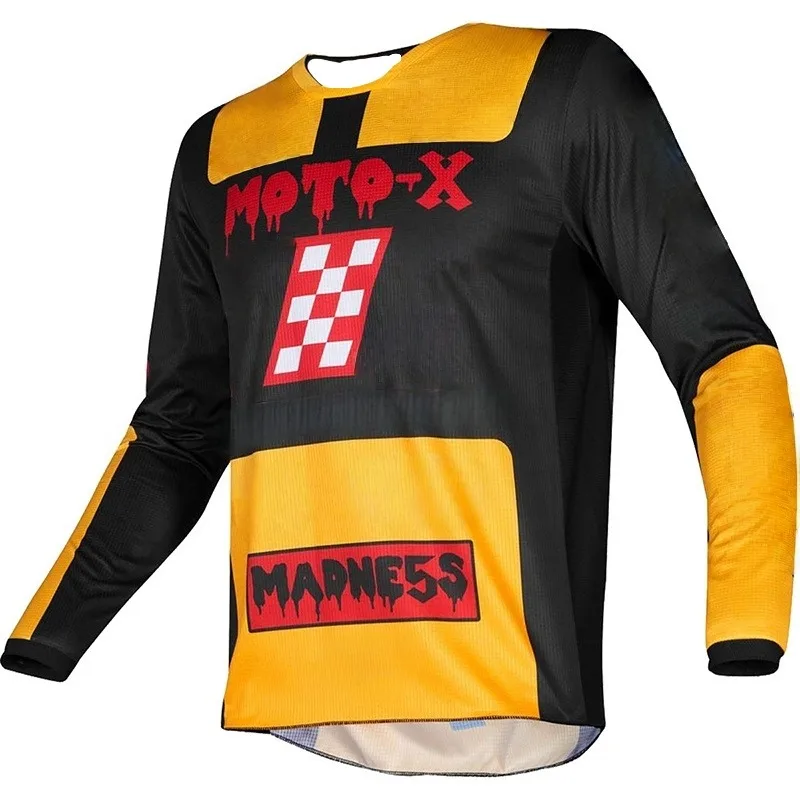 

Motorcycle endurance sportswear, mountain bike men's motorcycle off-road long sleeved shirt, breathable and quick drying