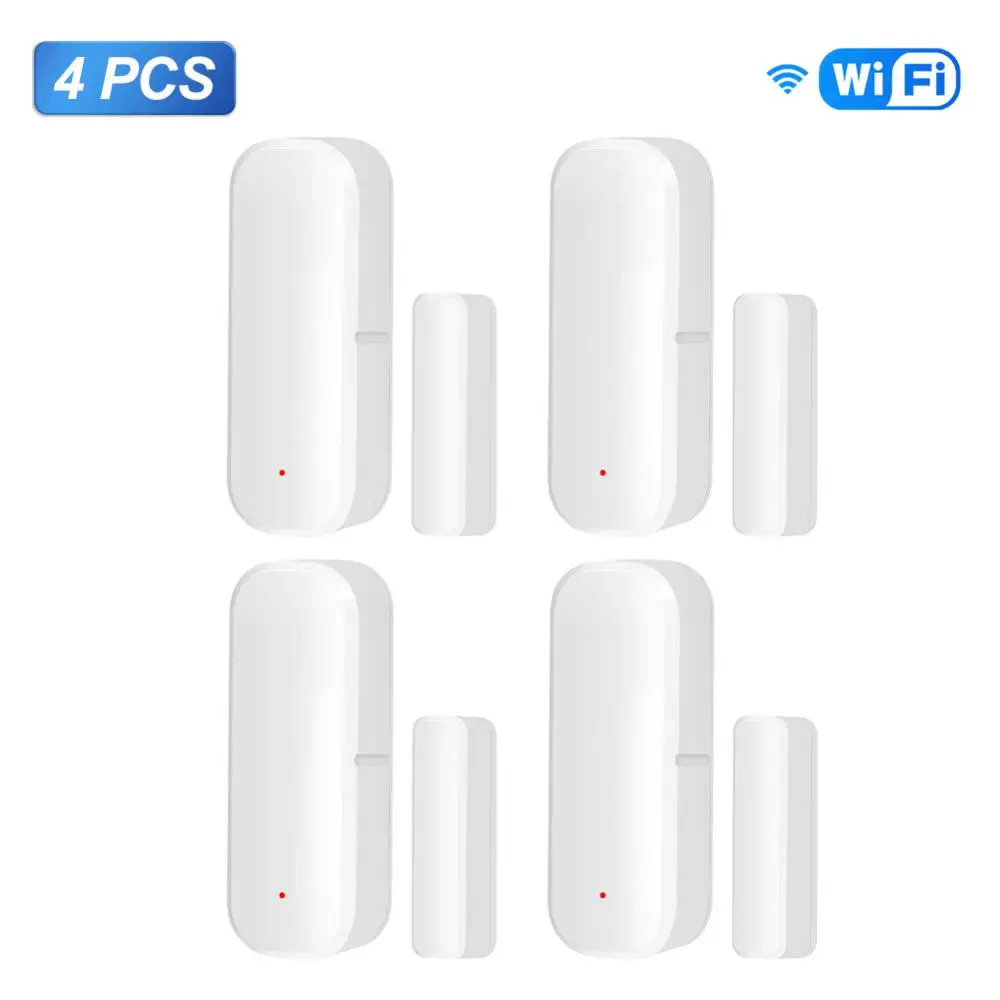 Window Sensor Hot 2.4ghz Wifi Smartlife App Security Protection Security Alarm System For App Remote Control Door Sensor Tuya