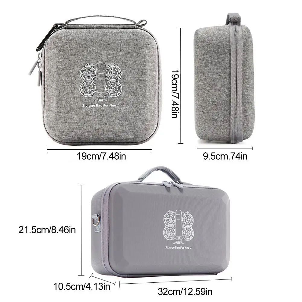 Étui de transport pour Drone DJI Neo 2 et accessoires, sac à bandoulière de voyage avec doublure souple, Protection Portable pour Drone DJI Neo 2