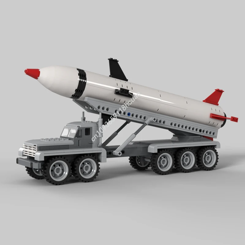 

370 шт. MOC V3 ракетная установка Red Alertees 2 строительных блока Рождество для родителей и детей интерактивная активность для всех возрастов Br подарок
