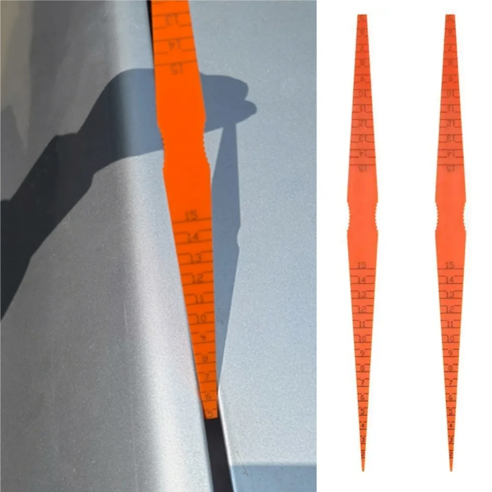 

1Pc Portable Car Body Panel Engine Hood Gap Measuring Ruler Gauges Gauge Taper Gap Panel Tool Feeler Gauge Inspection Tools