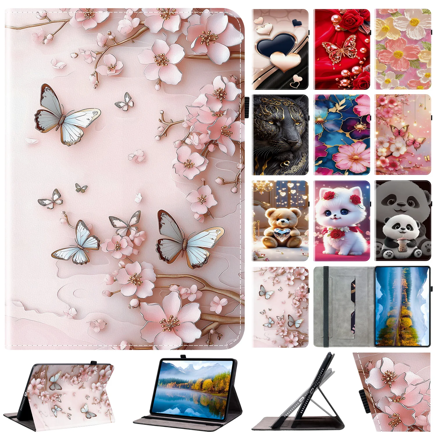 Leather Case For iPad Air 11 13 2025-26 iPad 5th 6th 7th 8th Gen iPad 10.9 2022 11th 2025 Pro 11 13 2025 Mini 8 6 Tablet Cover