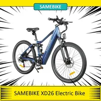 SAMEBIKE XD26-II Electric Bike 48V 14Ah 26*2.1 inch Tire 750W Motor 40km/h Max Speed  Ebike for Adult 110km Long Range Riding