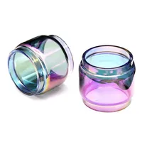 5pcs/lot Rainbow Tfv16 9ml Kit Glass Extended  Tube Fat Boy Convex Replacement Bulb Bubble Tubes