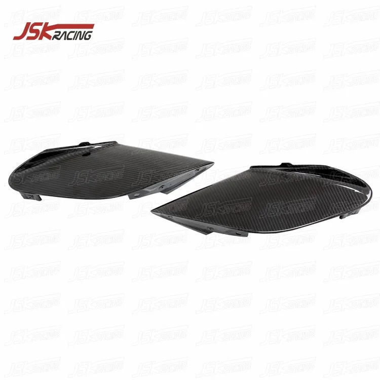 Carbon Fiber Rear Side Vent Cover Replacement for 2015-2018 Ferrari 488 Gtb Spider (Twill Weave)