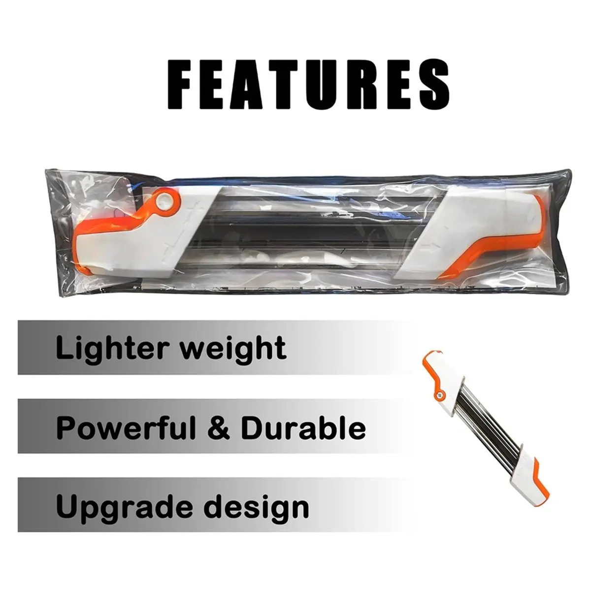 2-in-1 Chainsaw Sharpener for Pitch 1 cm (1 cm) - File Diameter 5/32 Inch (4.0 mm), Easy-File Chainsaw Sharpener