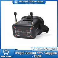iFlight 4.3inch FPV Analog Goggles 40CH 5.8GHz with DVR Function Built-in 3.7V 2000mAh battery for FPV Glasses