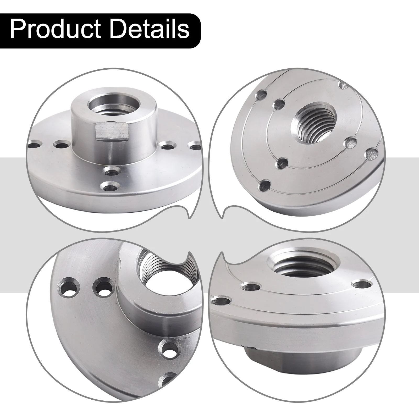 Steel Lathe Face Plate Compatible with 18TPI Thread Turning Machines Designed for Precision Woodworking Operations