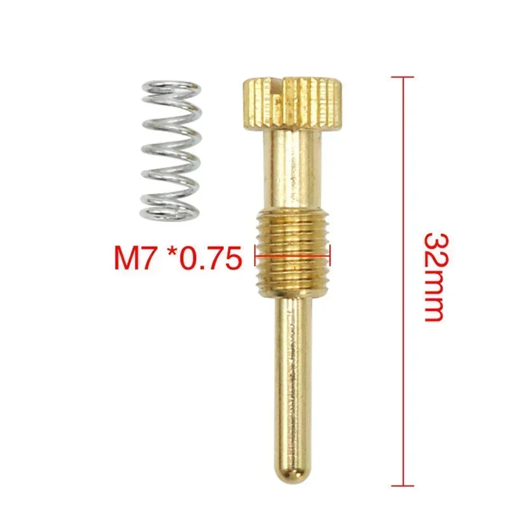 Motorcycle Carburetor Air Adjusting Screw Idle Mixture Fuel Ratio Screw For Mikuni VM22 Carburetor Air Fuel Mixture Screw