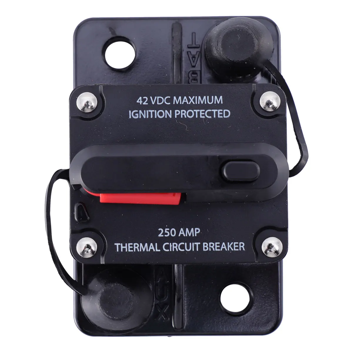 

Auto Reset Circuit Breaker 250A For Rv Bus Sound Amplifier Waterproof Marine Boat Truck Inline Fuse Inverter 42V Efficient