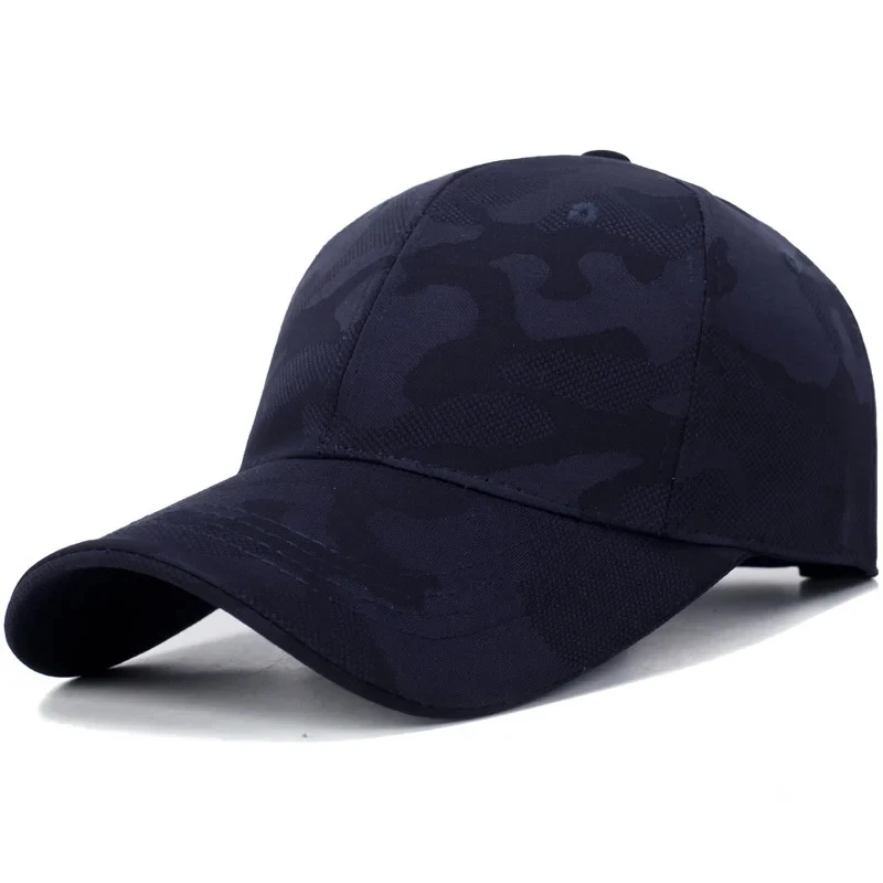 Unisex Einfache Camouflage-Baseballkappen für Frühling und Herbst, verstellbare Freizeithüte für den Außenbereich, Sonnenschutzhut, Sport-Golfkappe – Detail 4