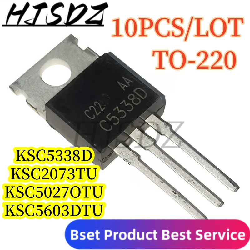 Audio power amp power tube【10PCS/LOT】KSC2073TU KSC5027OTU  KSC5338D KSC5603DTU TO-220 C2073TU C5028OTU C5338D C5603DTU