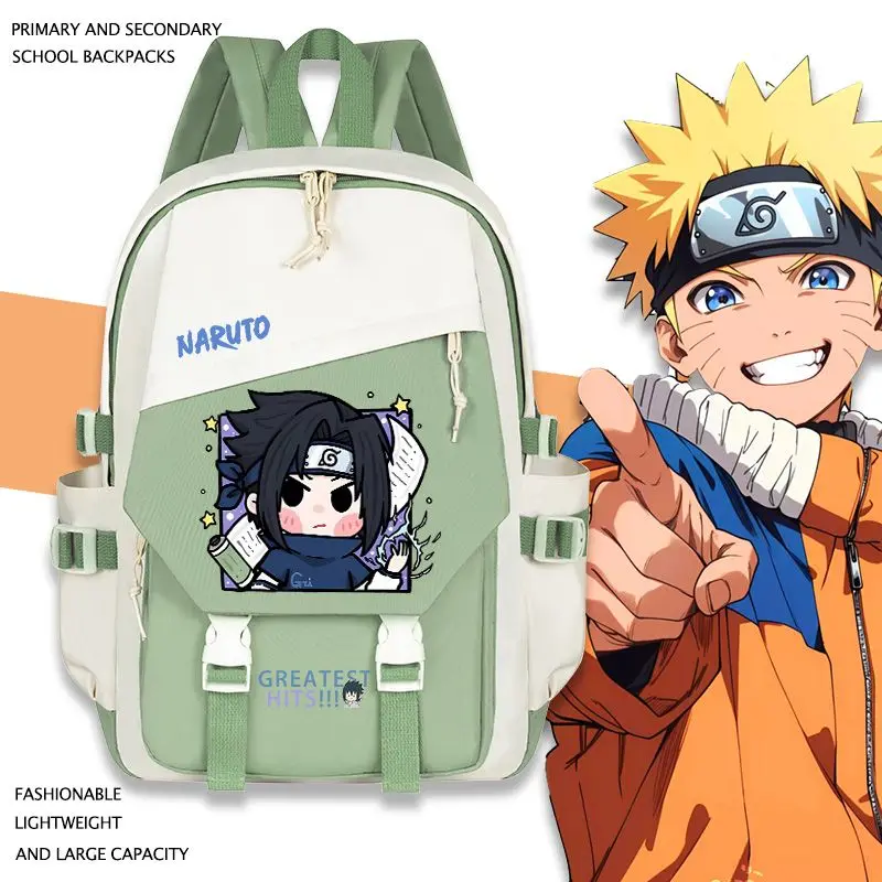 

Naruto Anime Ninja Backpack Large Capacity School Bag for Boys Girls Unisex Casual Japanese Style