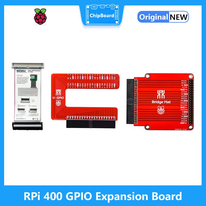 Carte d'extension Raspberry Pi 400 GPIO, ligne de connexion GPIO, en forme de U