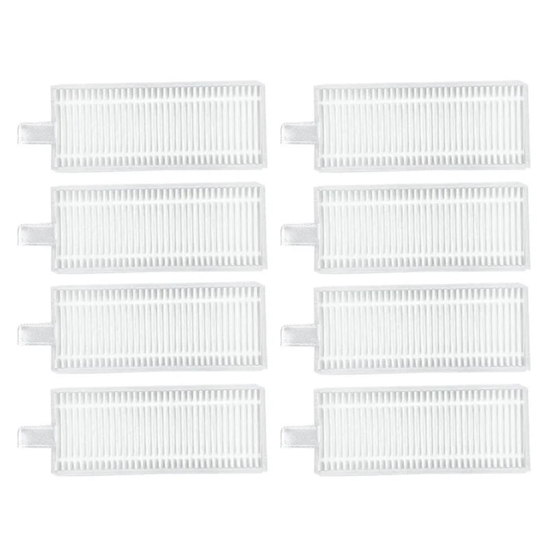 ABXH Side Bursh Hepa-Filter Mopptücher Lappen Ersatzteile Kunststoff Passend für Miwhole M8 Lite Roboter-Staubsauger