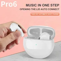 Air Pro 6 TWS Wireless Headphones with Mic Fone Bluetooth Earphones Sport Running Headset for Apple iPhone Xiaomi Pro6 Earbuds