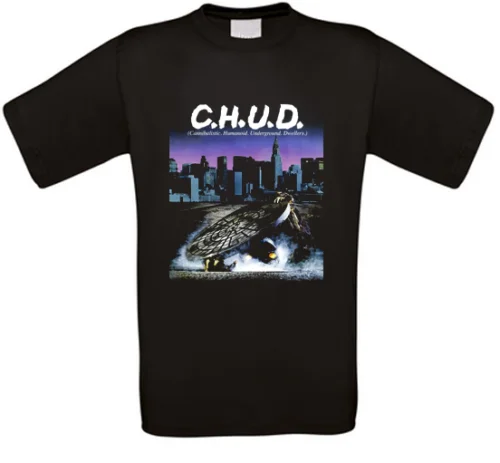 C. H. u. D. Chud Panic IN Manhattan Horror Cult Movie T-Shirt