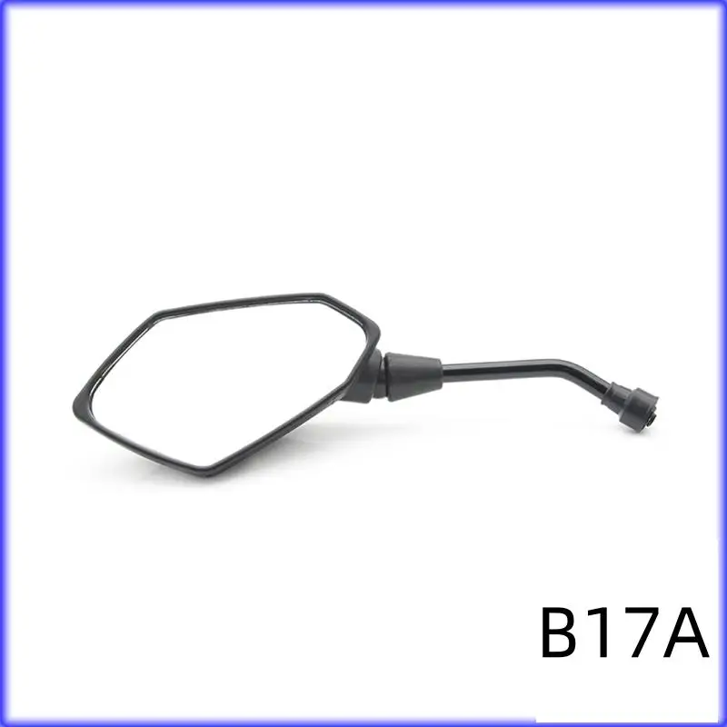 

BT-Universal 2Pcs Motorcycle Big Size Rear View Mirror Black Motorcycle Motorbike Chrome Scooter Rearview Rear View Side Mirror