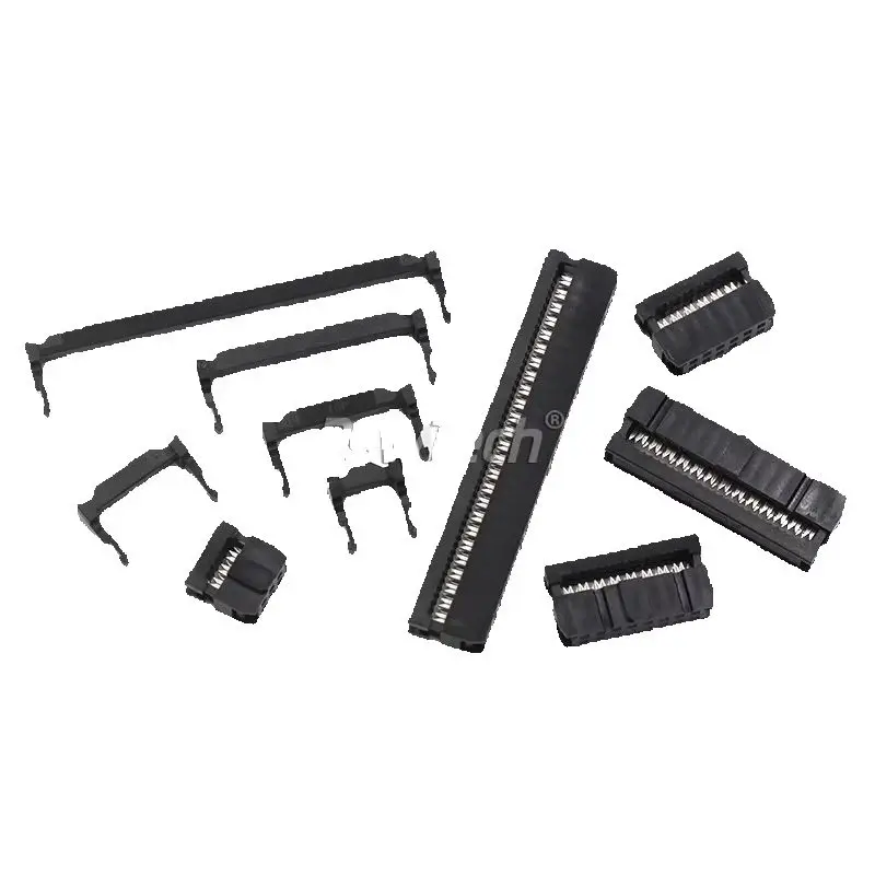5 Sets Of FC Crimping Head, Cable Head, Cow Horn Plug FC-6/8/10/16/20/26/40/50/64P 2.54MM