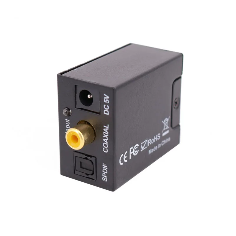 ไฟเบอร์ดิจิตอลโคแอกเชียลเป็นอนาล็อกดิจิตอลเป็นอนาล็อกถอดรหัสตัวแปลงเสียงดิจิตอลเป็นอนาล็อก