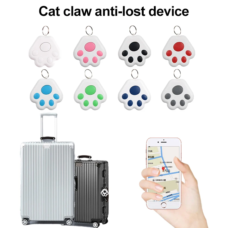 Mini GPS Locator Bluetooth Anti-lost Alarm Pet Kids Bag Wallet Luggage Tracking For Ios / Android Smart Finder Accessories