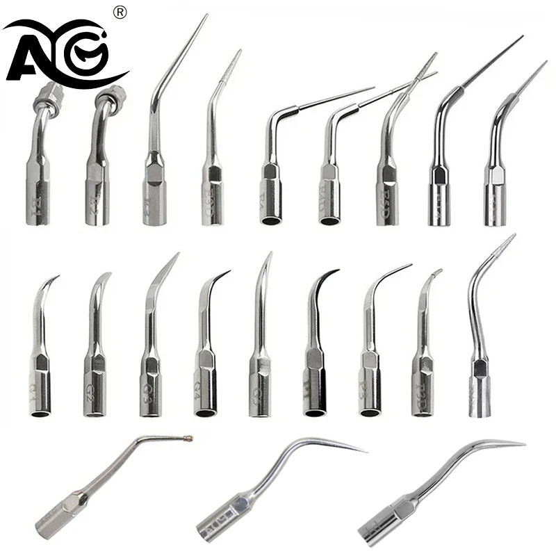 1Pcs AG Dental Ultrasonic Scaler Tips Scaling Periodontics Endo Perio Scaling Tip Fit for EMS Woodpecker DTE NSK SATELEC Scalers