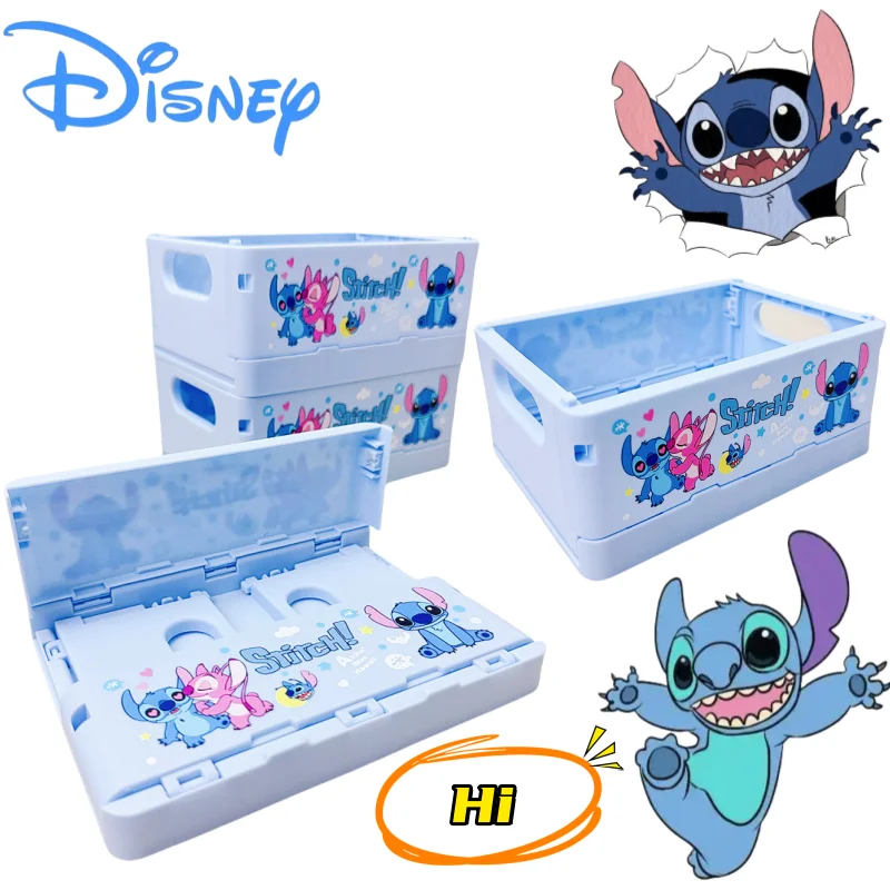 

Disney Stitch анимация периферийные устройства складной ящик для хранения творческая личность дорогой мультфильм настольный ящик для хранения канцелярских принадлежностей
