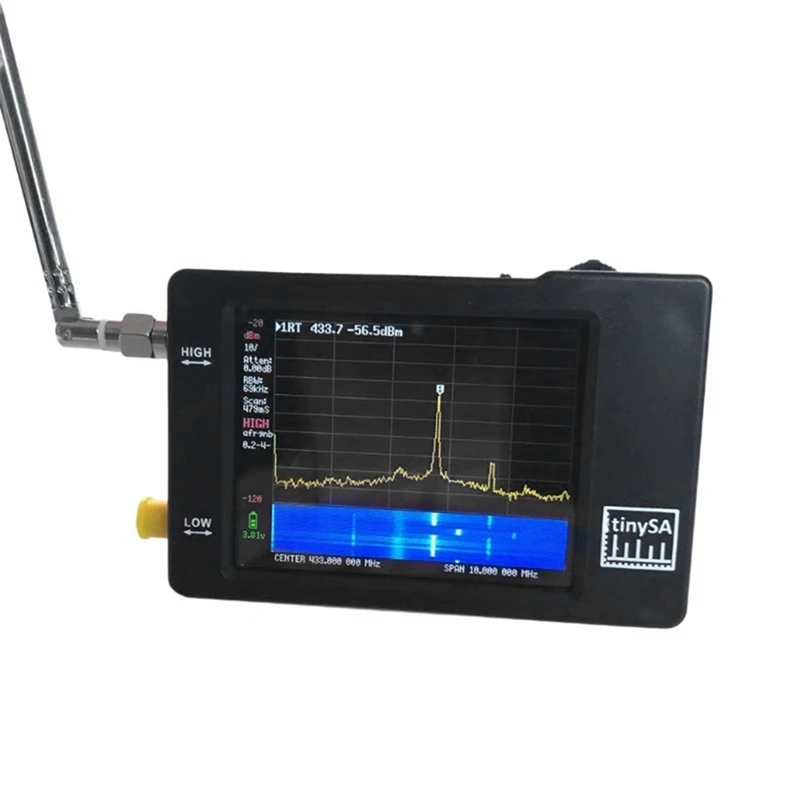 HOT SALE Hand Tiny Spectrum Analyzer 2.8 Inch Display 100Khz To 960Mhz With ESD Proteced Version Spectrum Analyzers