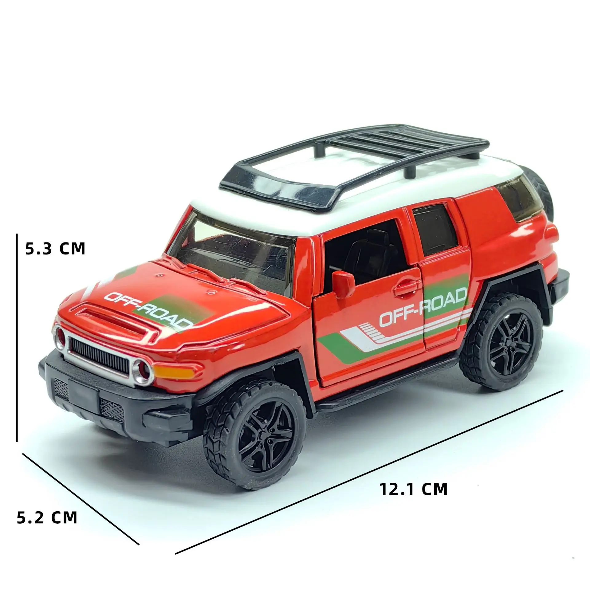 Spielzeugauto 1:36 Outdoor Hardcore Geländewagen Simulation Legierung Zurückziehen Kinderspielzeug Offene Tür Modellauto Großhandel