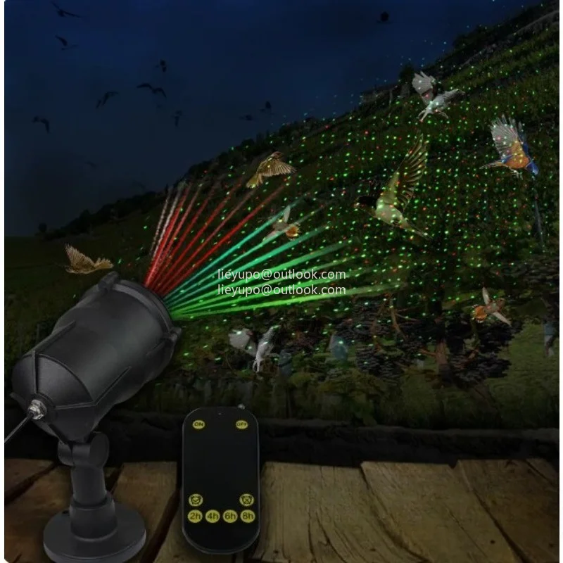 2025 Outdoor Laser Bird Repellent Light Farmland Substation Warehouse Bird Repellent Device Is Suitable for A Variety of Places