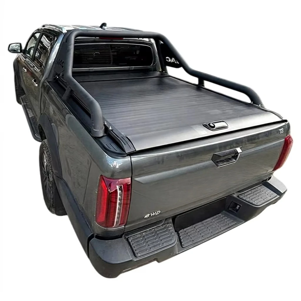 Factory Aluminum Roll up Tonneau Cover for JAC T9 Manual Truck Bed Cover Lockable Pickup Roller Lid