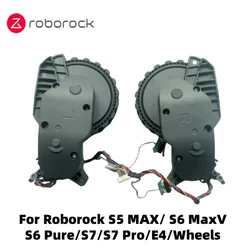 Roborock-掃除機アクセサリー,左右のアルキングホイールパーツ,オリジナル,s5 max,s6 maxv,s6 pure,s7 pro,e4