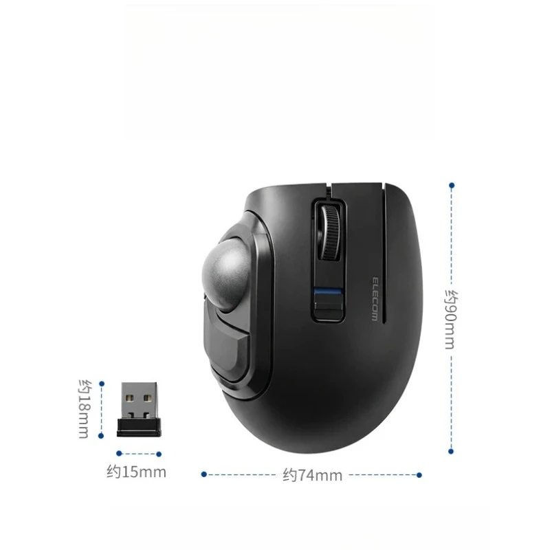 Bluetooth Trackball Mouse Customized Wireless Small Diameter Ball Portable Mouse for CAD Drawing Office Accessories PS Dedicated