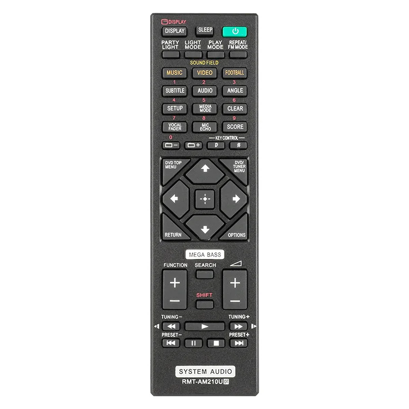 Control Remoto RMT-AM210U Compatible con el Sistema de Audio Doméstico Sony MHC-V50D SAW-GT4D MHC-GT4D MHC-V44D SHAKE-X10D