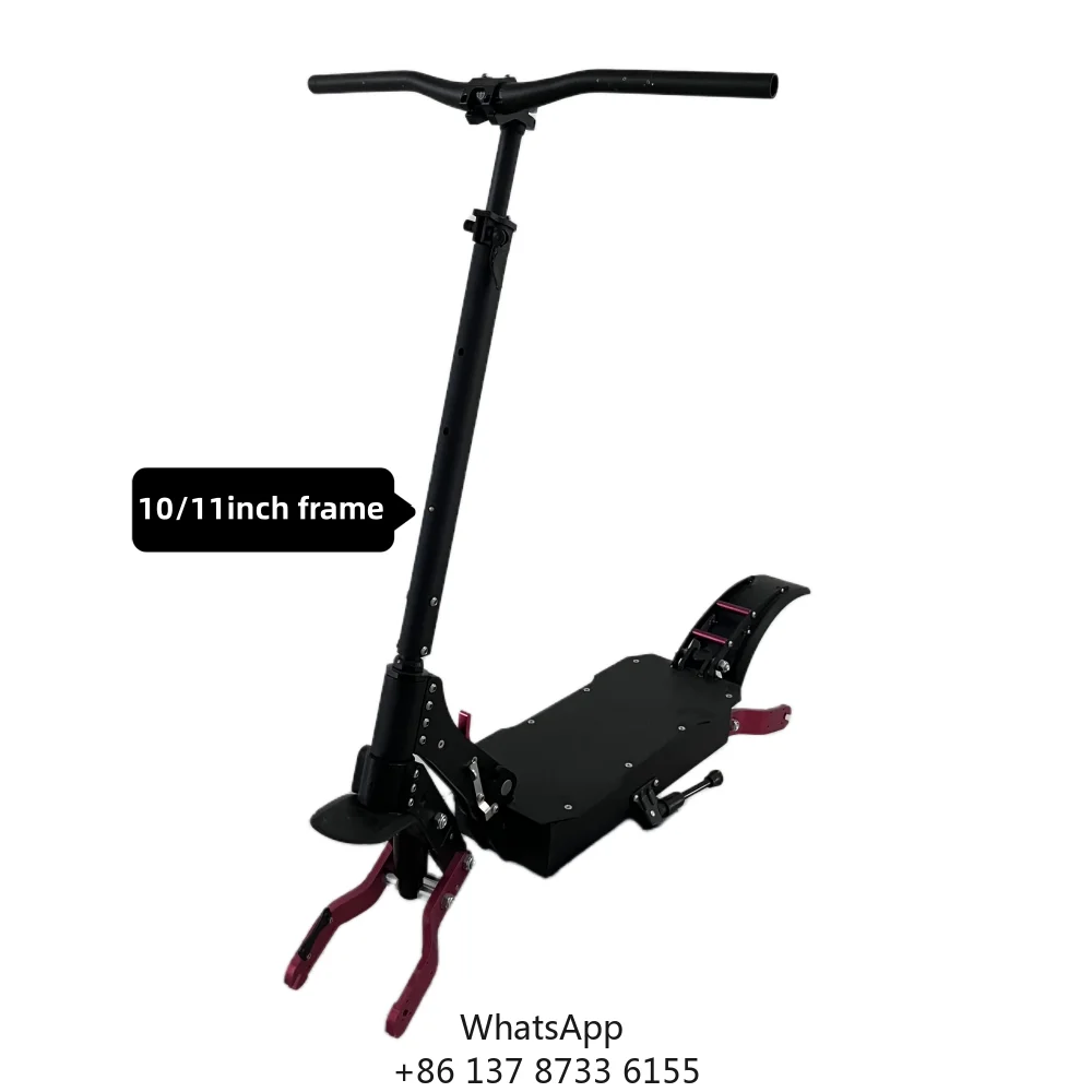 High Quality Wholesale Electric Scooter Parts Aluminium Alloy Escooter Frame Suitable For 10/11 Inch