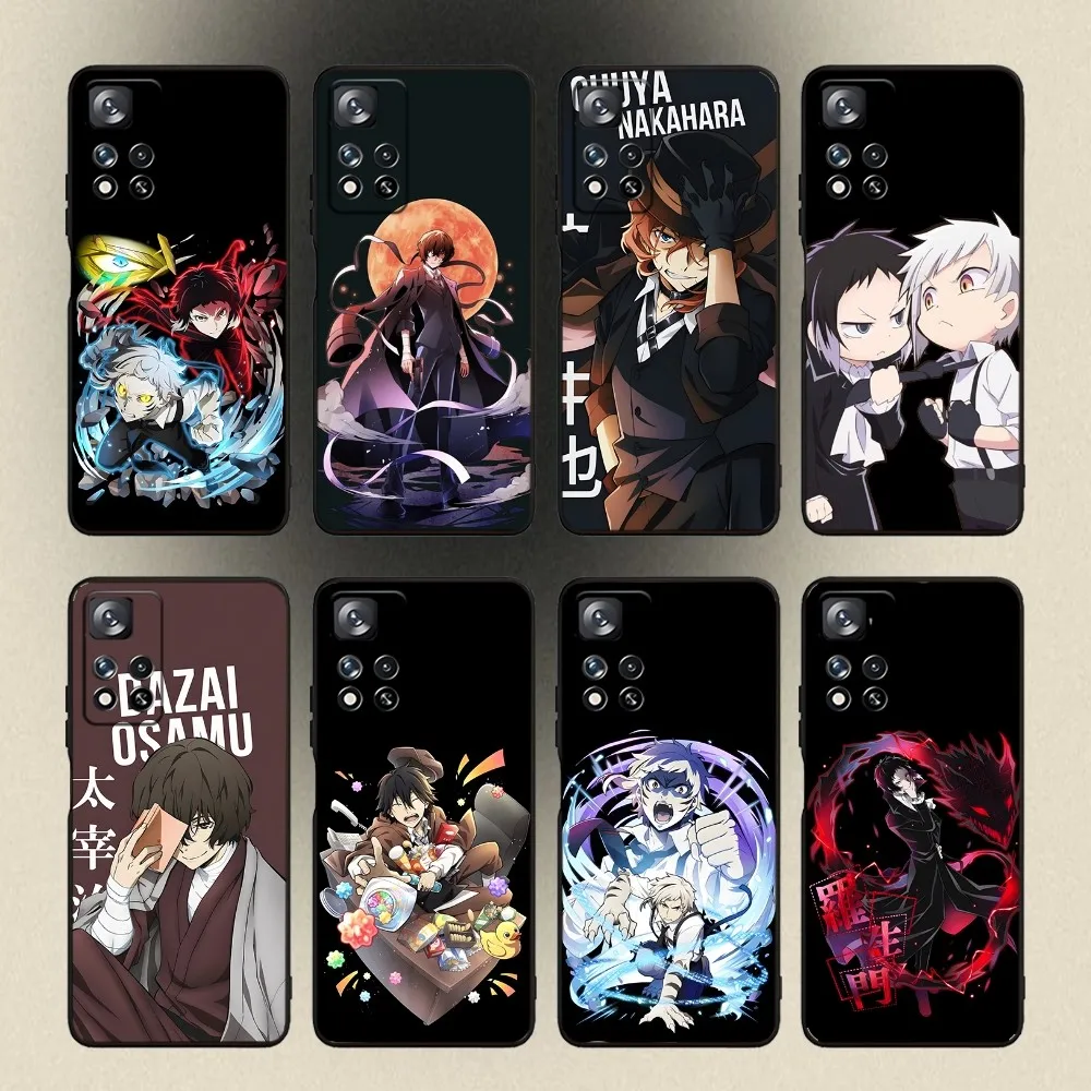 Anime Bungo Stray Dogs Dazai Osamu Phone Case For Samsung Galaxy A20,A21s,A22,A31,A32,A52,A53,A72,73,A80,A91 Soft Black Cover