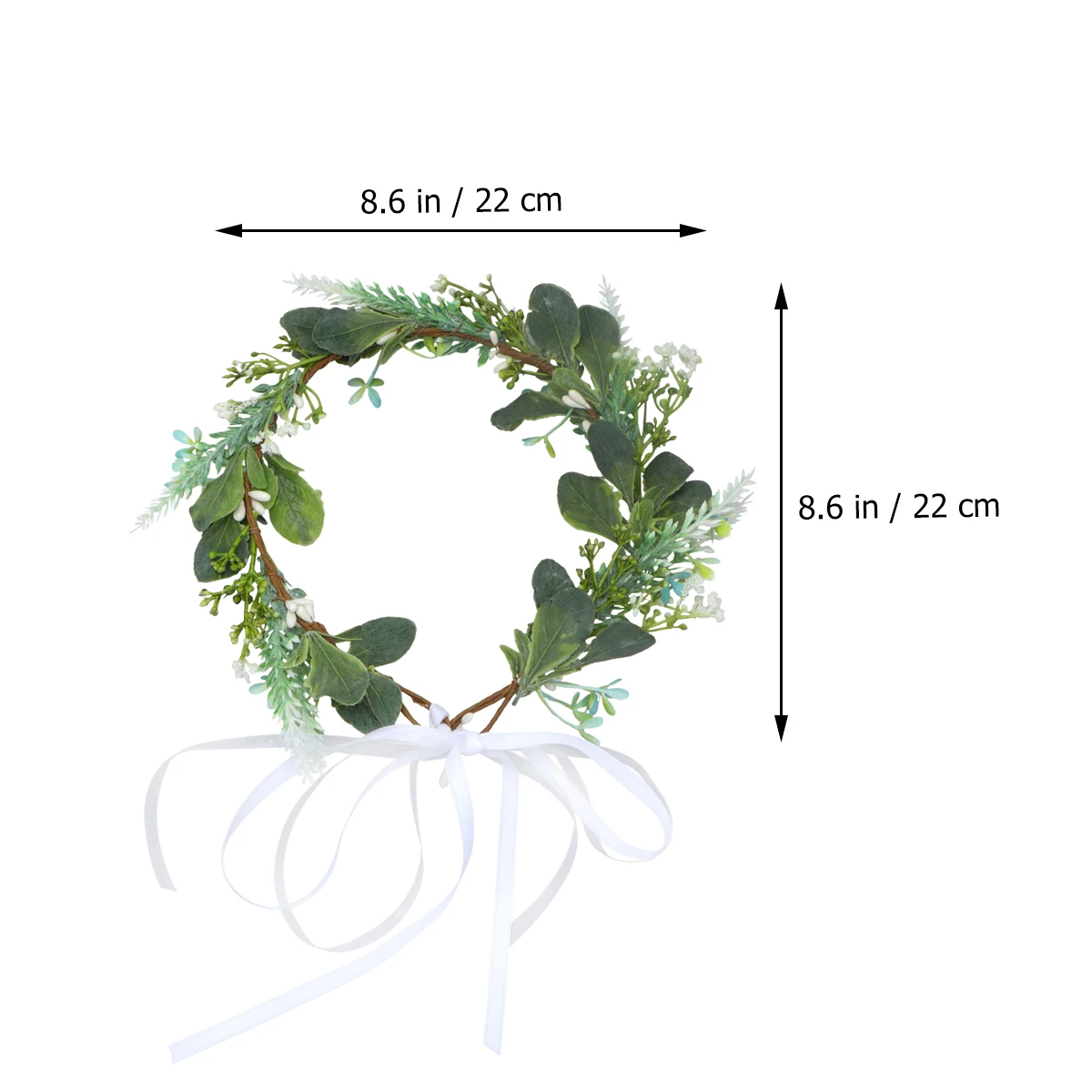 

Simulated Lavender Garland Floral Headband Crown Wreath Hair Accessories Bridal Bridesmaid Party Prom Celebration Elegant Style