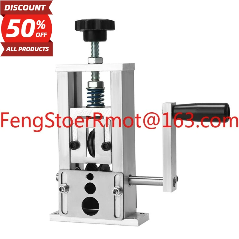 

Small and simple wire stripping machine, waste copper wire, fully automatic hand cranked electric multifunctional device