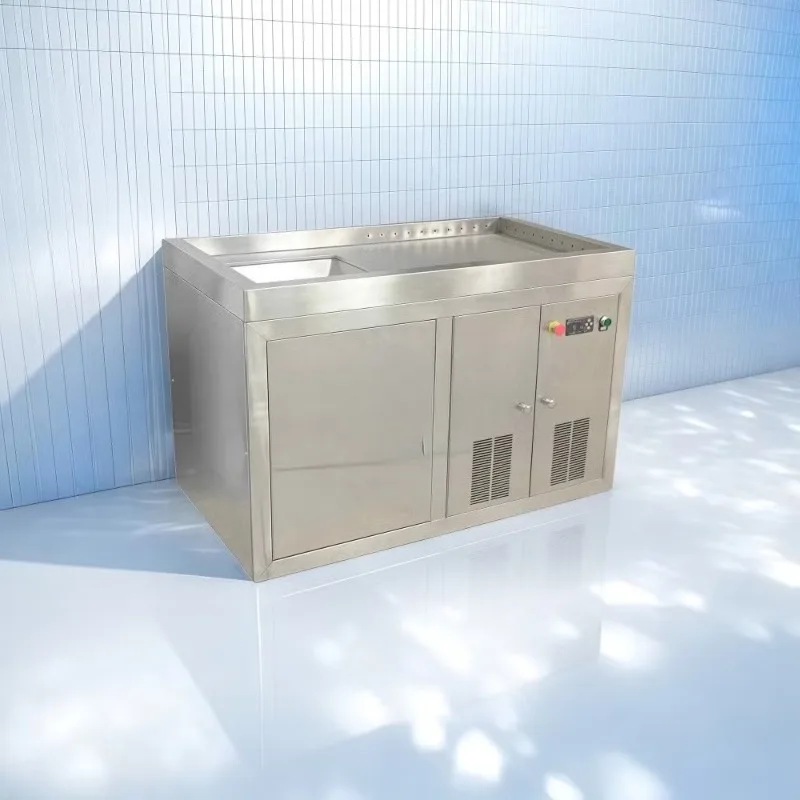 Customized Stainless Steel Cremation Ash Cooling Machine Integrated Countertop Ash Cooler Equipment For Funeral Parlor