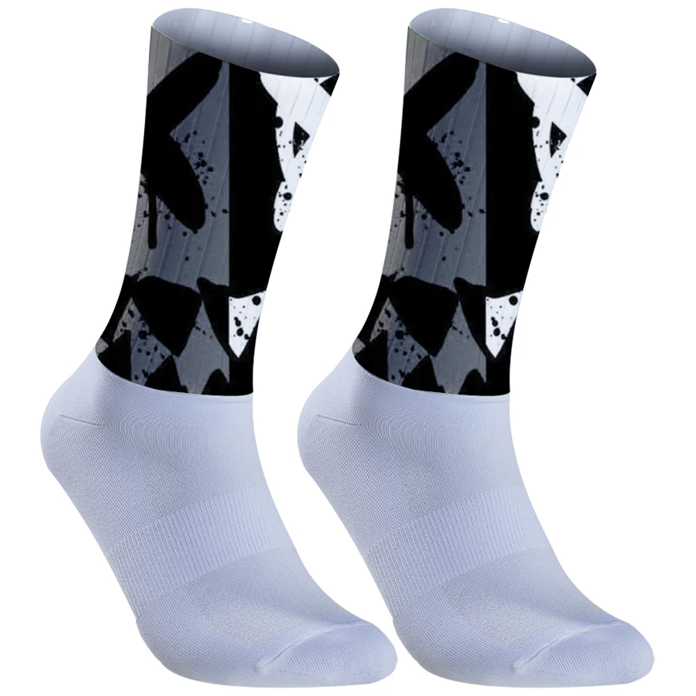 

Противоскользящие силиконовые летние аэро носки, велосипедные спортивные носки для бега, велосипедные рождественские носки, новые